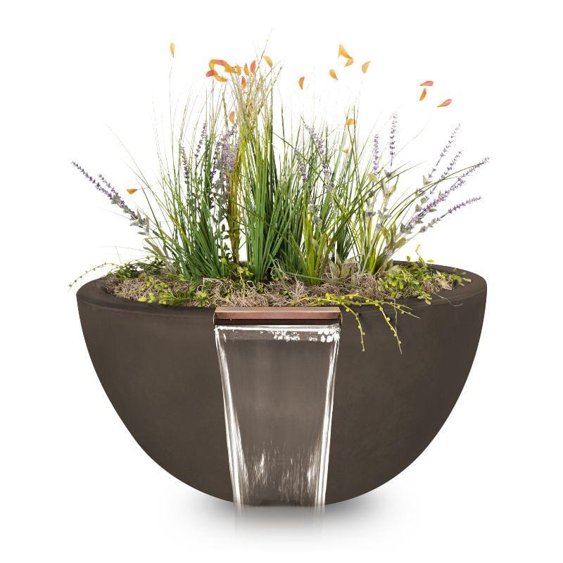 Luna Planter &amp; Water Bowl Chocolate