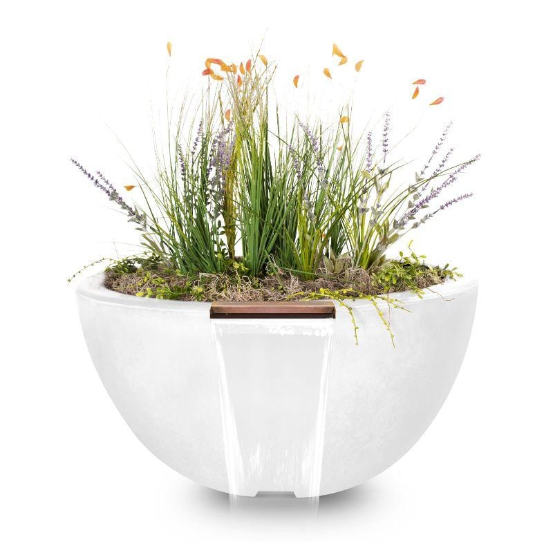 Luna Planter &amp; Water Bowl Limestone