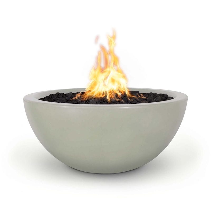 Luna Concrete Fire Bowl in Ash