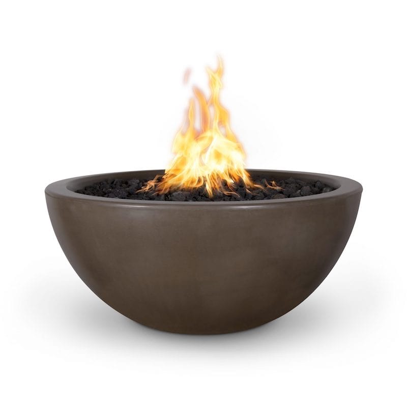 Luna Concrete Fire Bowl in Ash
