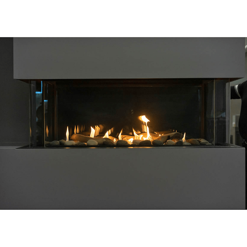 LYON 48in 4-Sided See Through Natural Gas Fireplace
