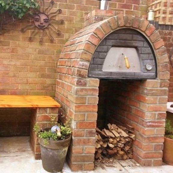 Maximus Arena Wood-Fired Oven Built in with Brick
