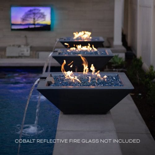 The Outdoor Plus Maya Fire Water Bowl Display