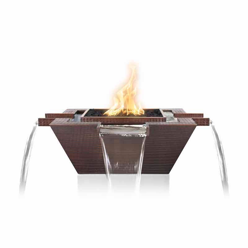 Maya Copper 4 Way Fire and Water Bowl