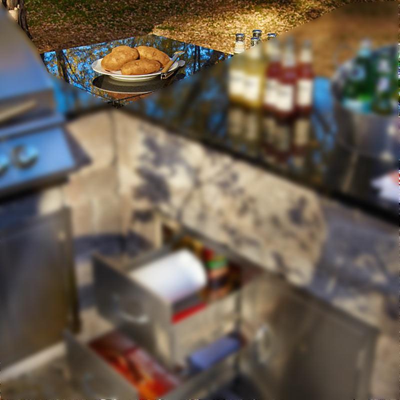 Necessories Kitchen Corner Piece for L-shape Island