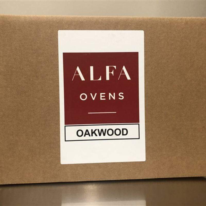 Box of Oak Wood for Cooking in Wood Burning Oven
