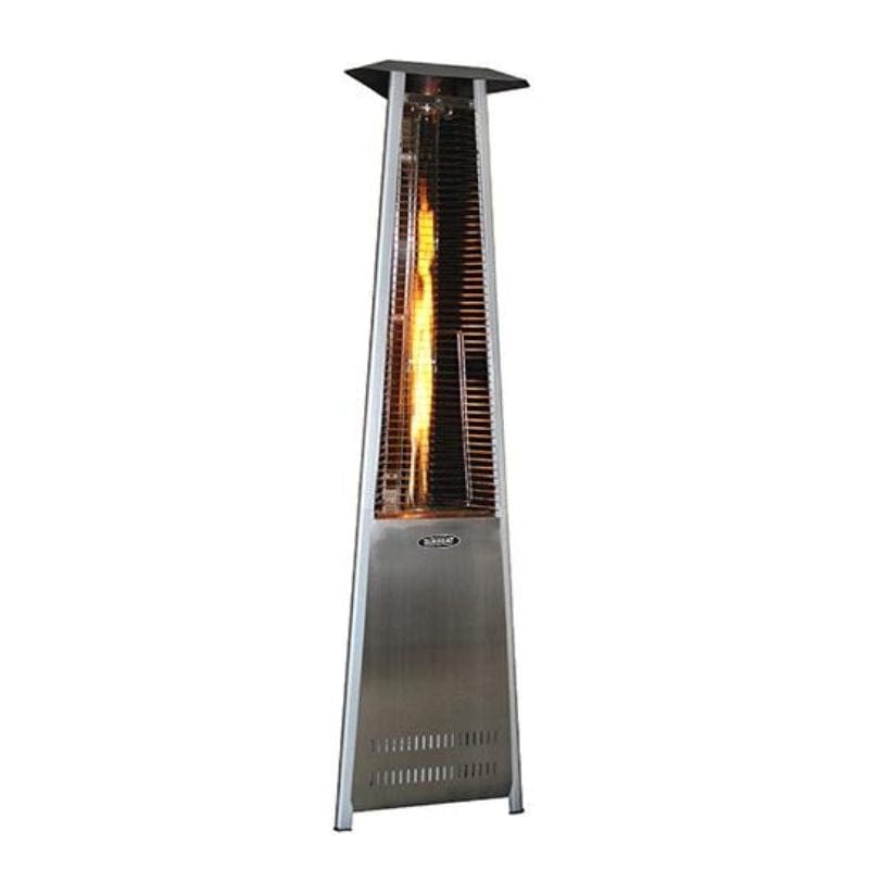 Original SUNHEAT Triangle Patio Heater - Golden Hammered Finish
