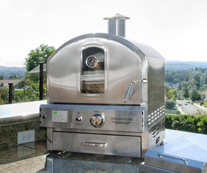 Pacific Living Outdoor Counter Gas Pizza Oven PL8304SS - Patio &amp; Pizza - 2