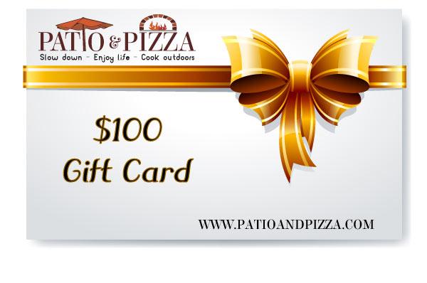 Patio & Pizza $100 Gift Card