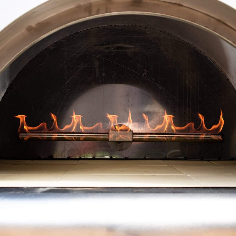 Gas Burning Inside the Pinnacolo Hybrid IBRIDO oven