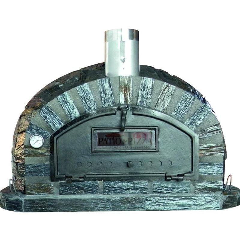 Brick Pizza Oven with Stone Finish Pizzaioli 