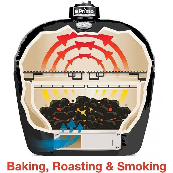 Primo Oval XL 400 Ceramic Grill Baking