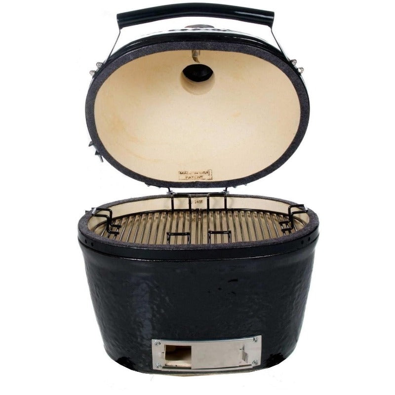 Primo Oval JR 200 Ceramic Grill Open