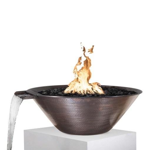 Remi Hammered Fire &amp; Water Bowl