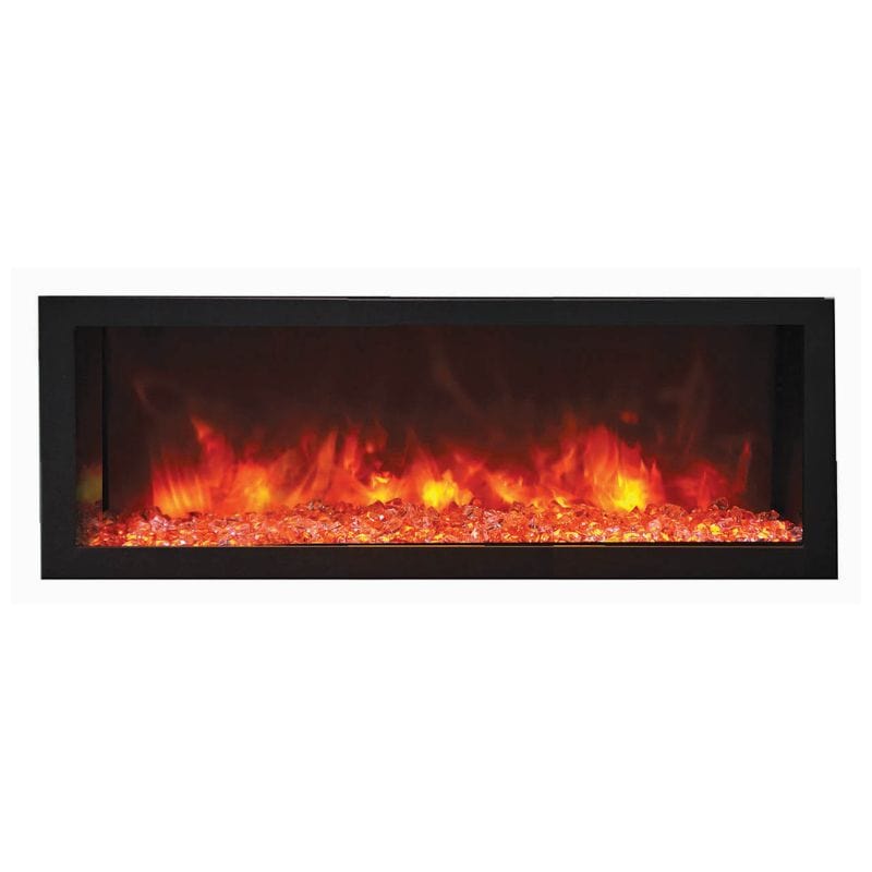 DEEP Built-in Indoor/Outdoor Electric Fireplace by Remii