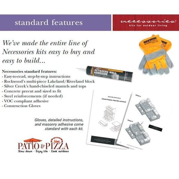 Necessories Grand Fireplace Kit Included in Kit