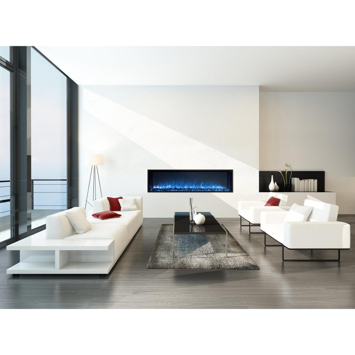 Wall Mounted Landscape Electric Fireplace