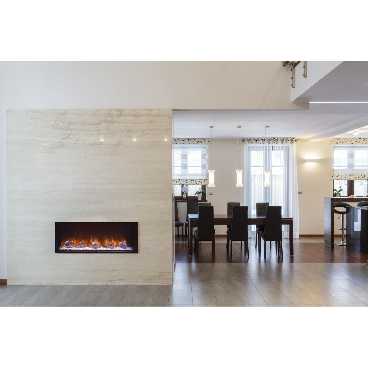 Wall Mounted Landscape Electric Fireplace