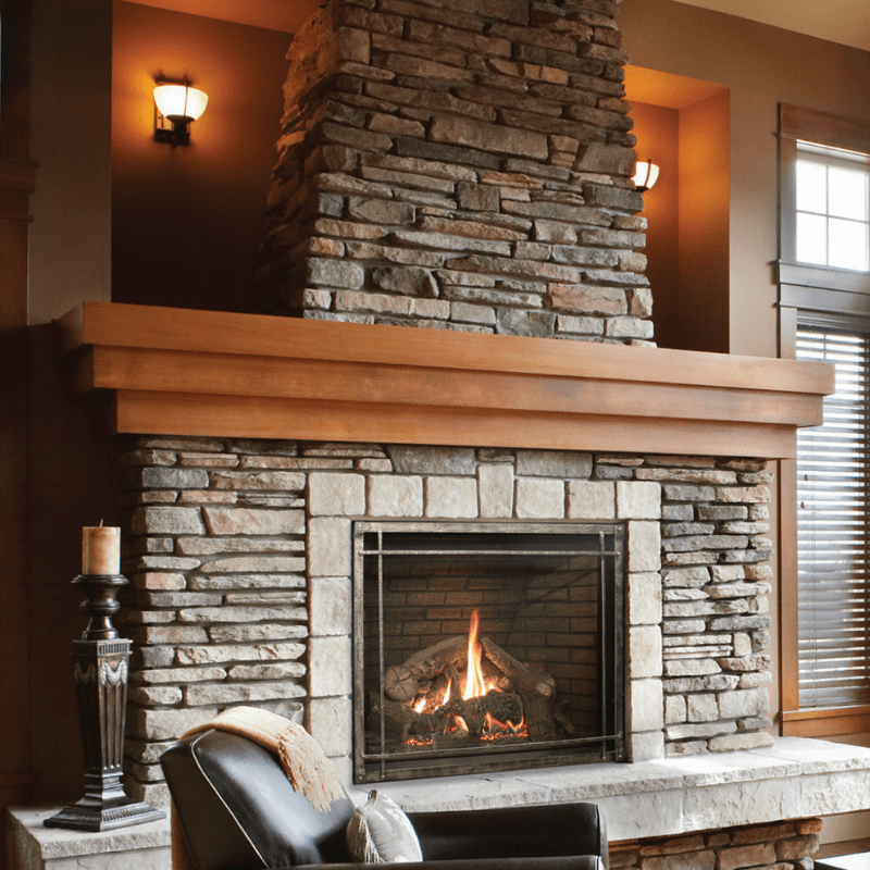Empire Rushmore TruFlame Clean Face Direct-Vent Fireplaces 50&quot;