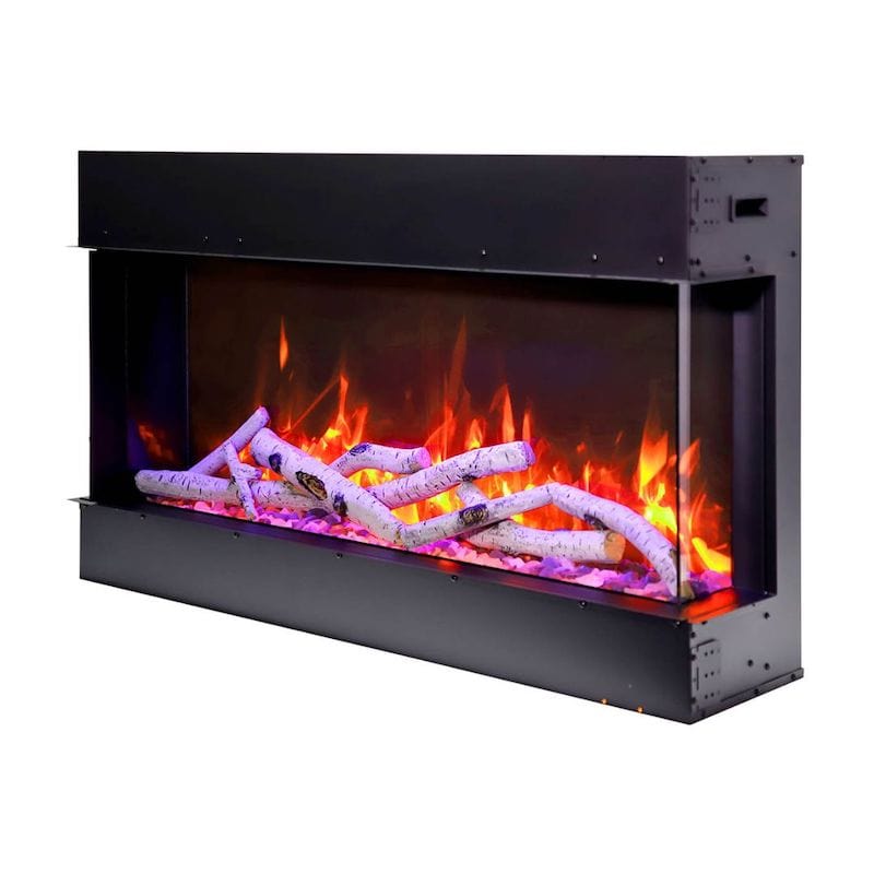 TRU-VIEW SLIM 3-Sided Electric Fireplace by Amantii