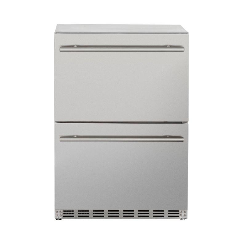 Summerset 24&quot; 5.3c Deluxe Outdoor Rated 2-Drawer Refrigerator