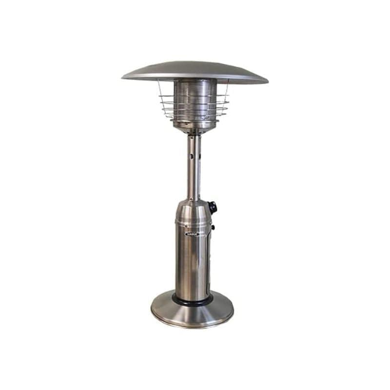 SUNHEAT Round Tabletop Patio Heater in Golden Hammered Finish