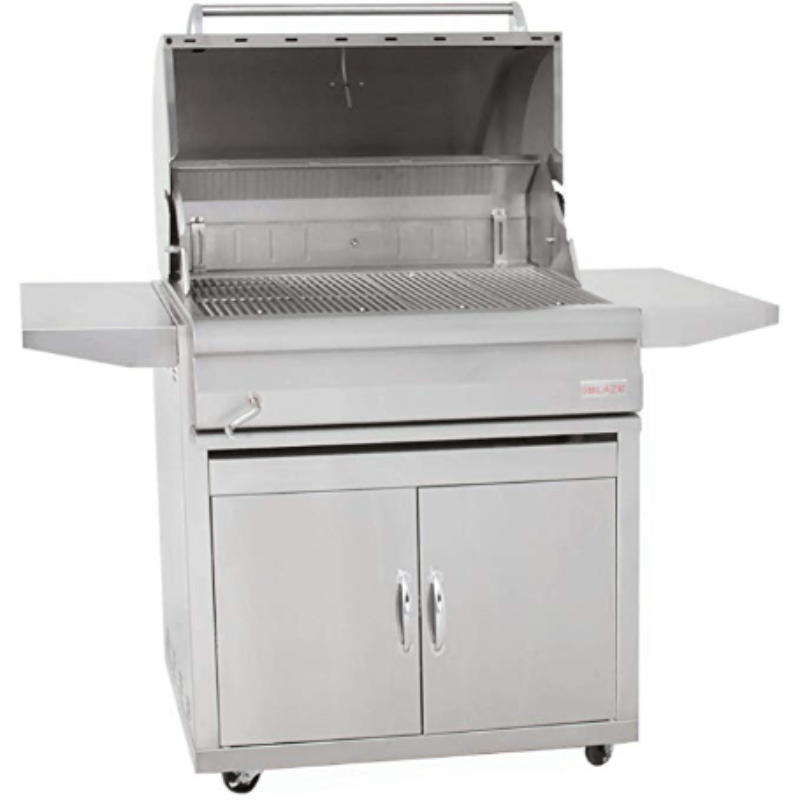 Blaze 32-inch Charcoal Grill With Blaze 32-Inch Grill Cart