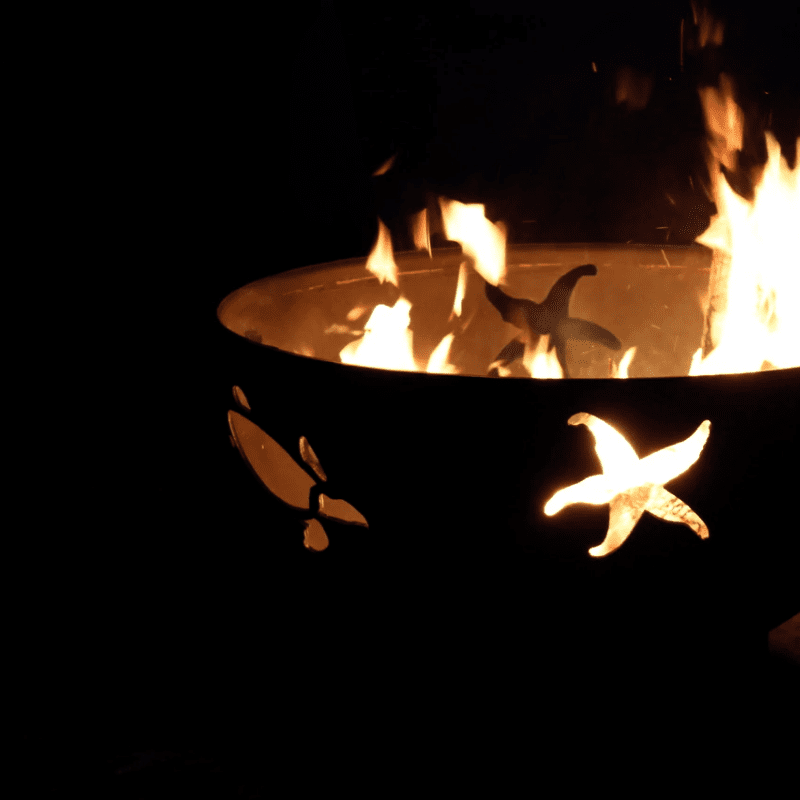 Fire Pit Art- Sea Creatures