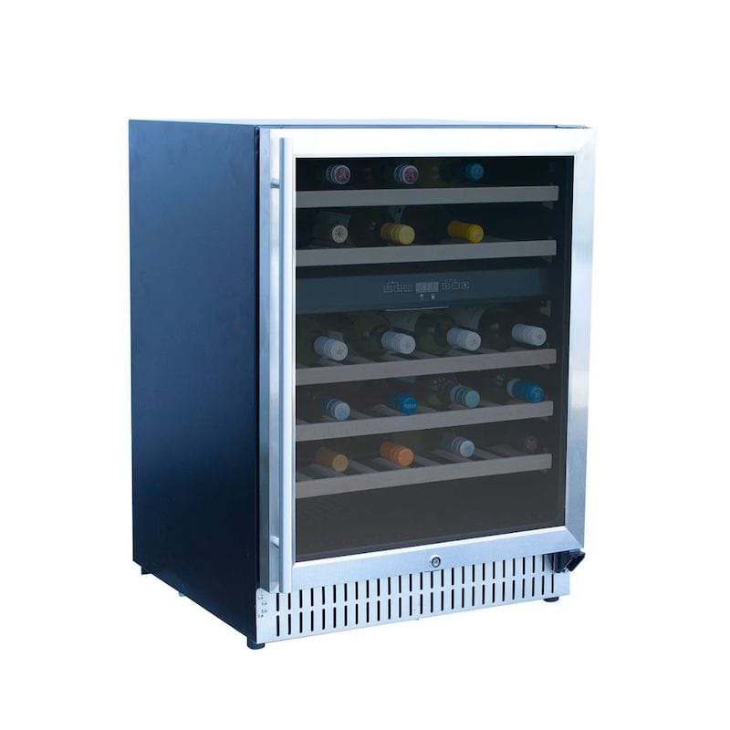 Summerset 24&quot; 5.3c Outdoor Rated Dual Zone Wine Cooler