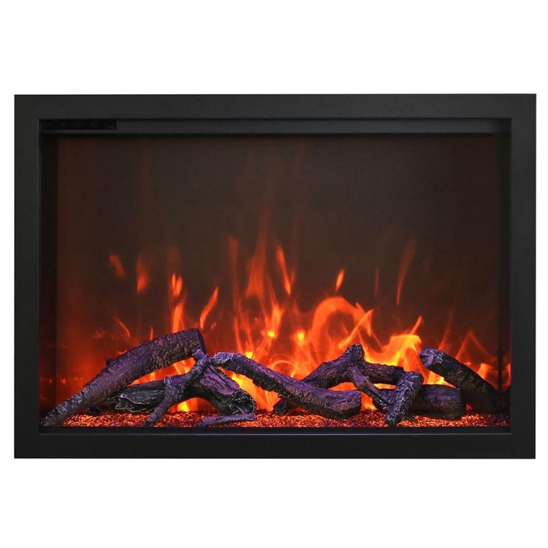 TRD Bespoke Electric Fireplace with Oak Logs