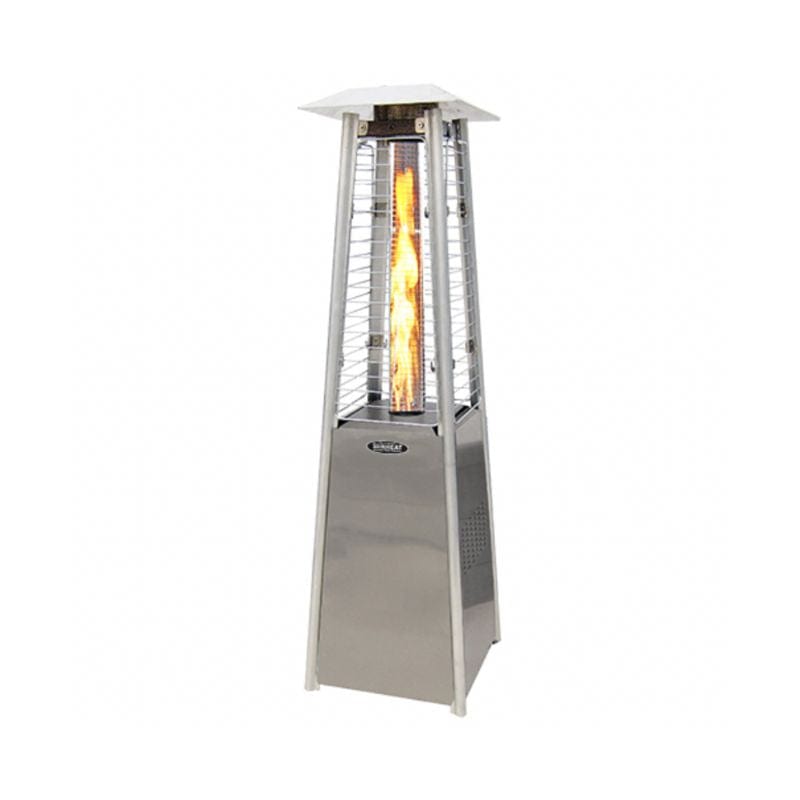 Original SUNHEAT Square Tabletop Heater in Stainless Steel