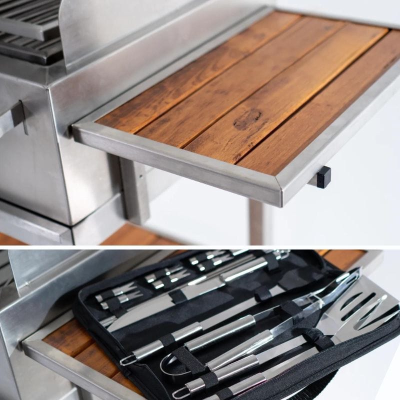 Flip Grill Side Tray and Accessories