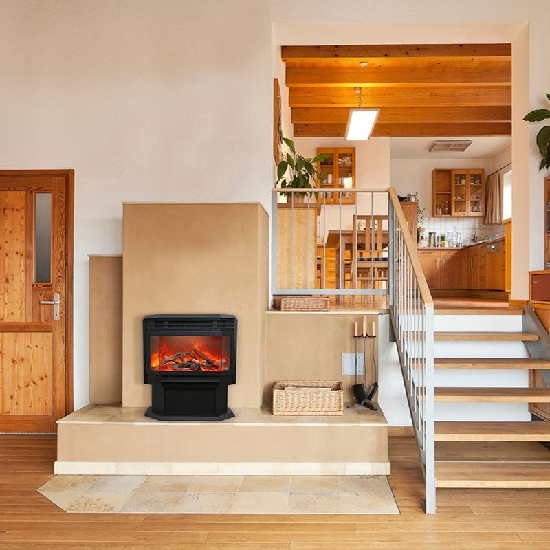 The Free Stand 26&quot; Electric Fireplace by Amantii