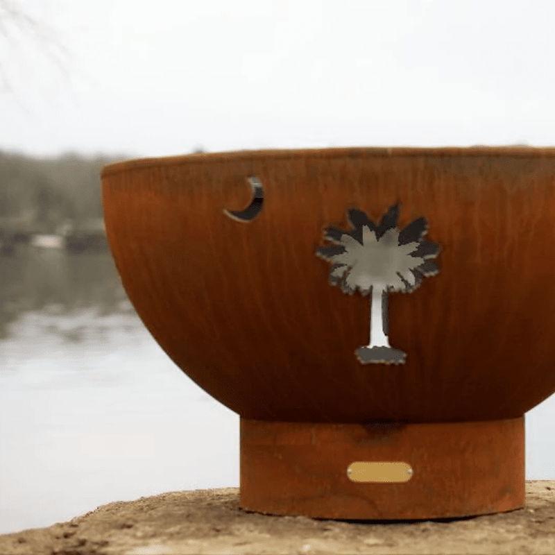 Fire Pit Art- Tropical Moon