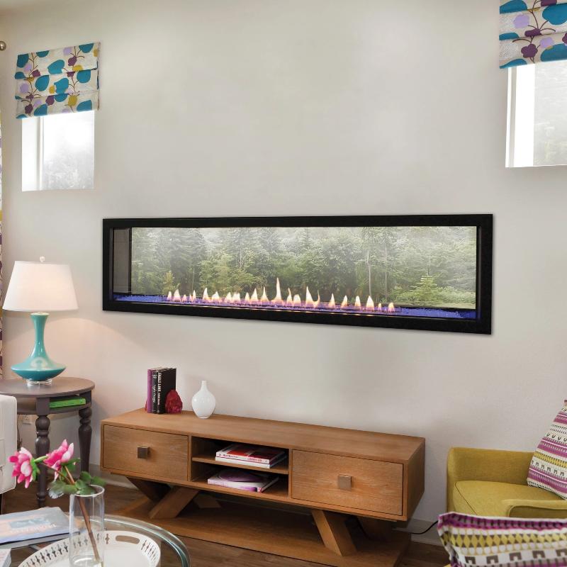 Empire Boulevard Linear See-Through Vent-Free Fireplaces 60"
