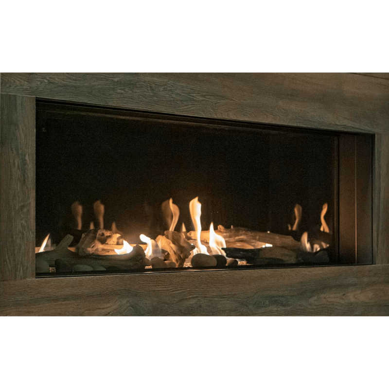 Vienna Linear Fireplace Close Up