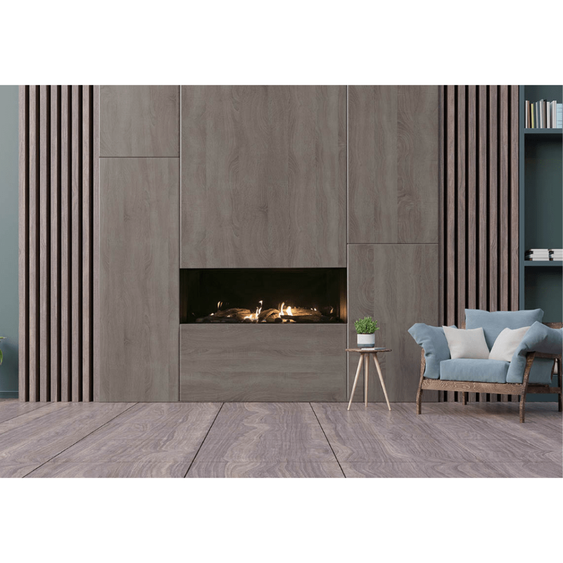 Vienna Linear Gas Fireplace Indoor Display