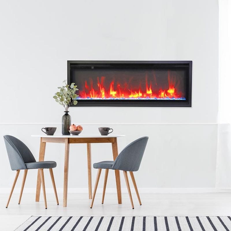 Wall Mount 45in EXTRA SLIM Electric Fireplace by Remii