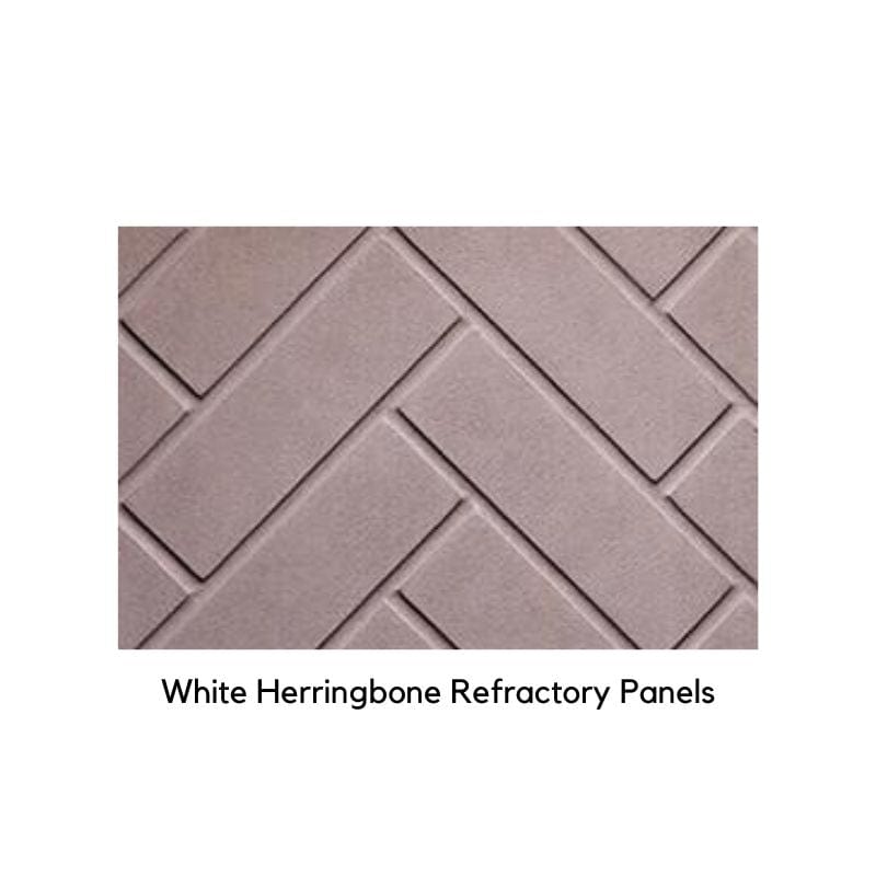 White Herringbone Liner