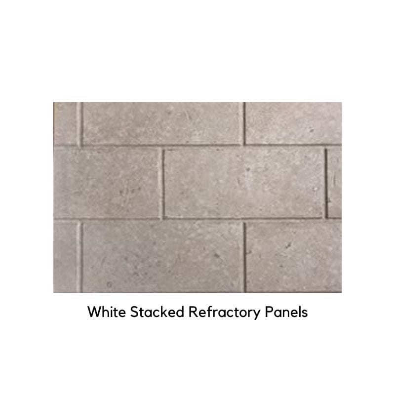 White Stacked Refractory Liner