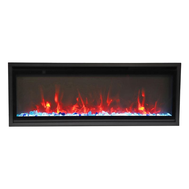 Orange Flame Wall Mount EXTRA SLIM Fireplace by Remii