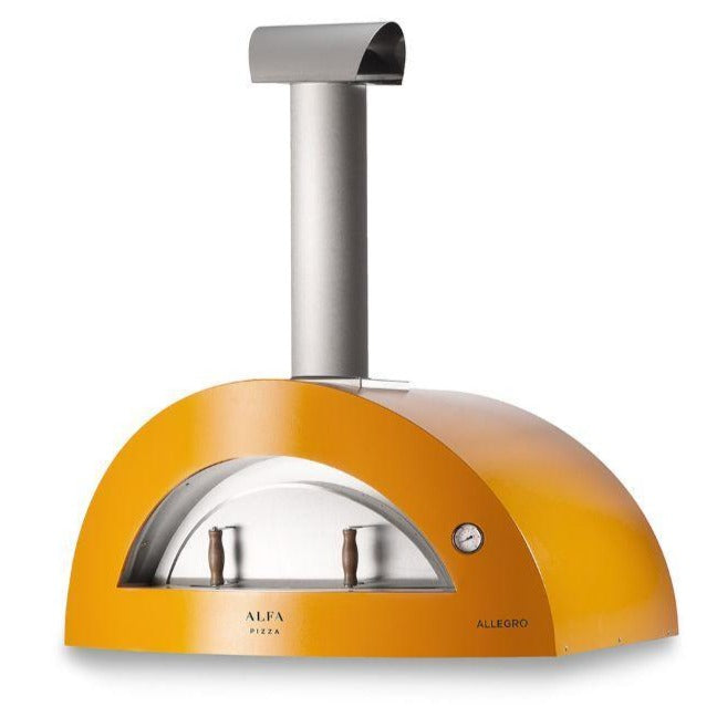 ALFA Allegro Countertop Wood Fired Pizza oven Yellow