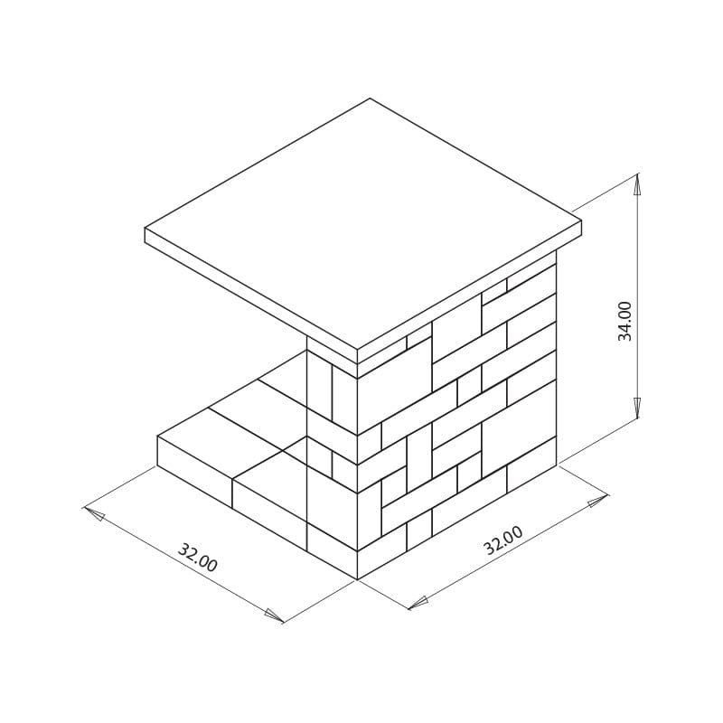 Necessories Colonial Fireplace Wood Box Dimensions