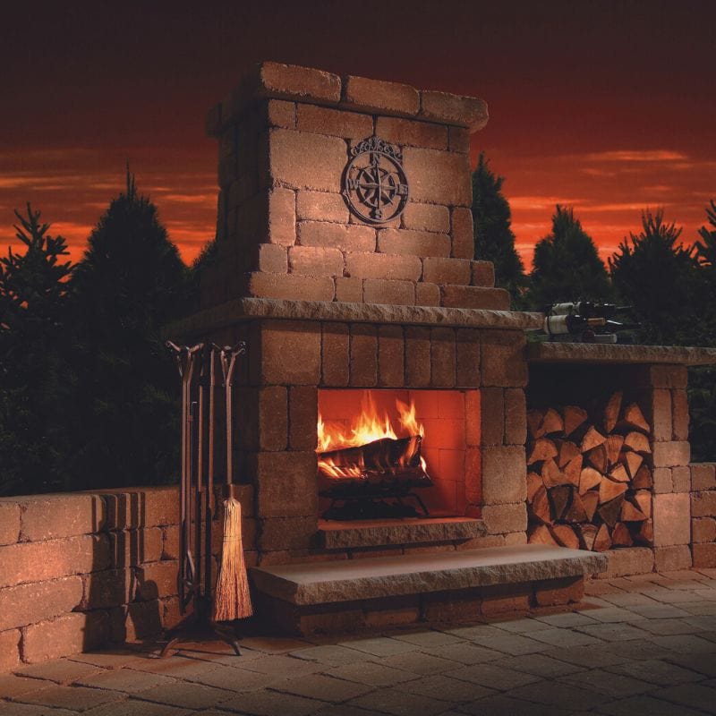 Neccesories Colonial Fireplace from Rockwood