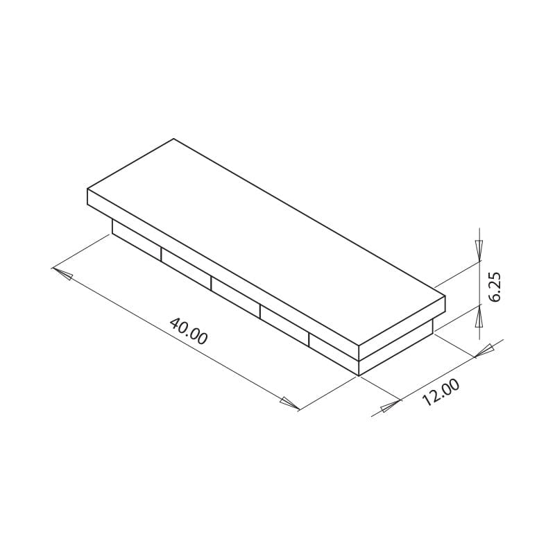 Necessories Compact Fireplace Hearth