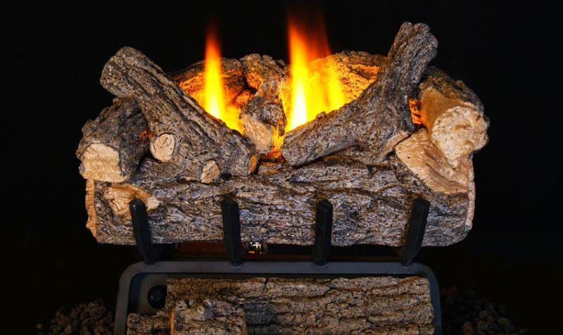 G8 Vent-Free Valley Oak – 22,000 BTU Standard Log Set