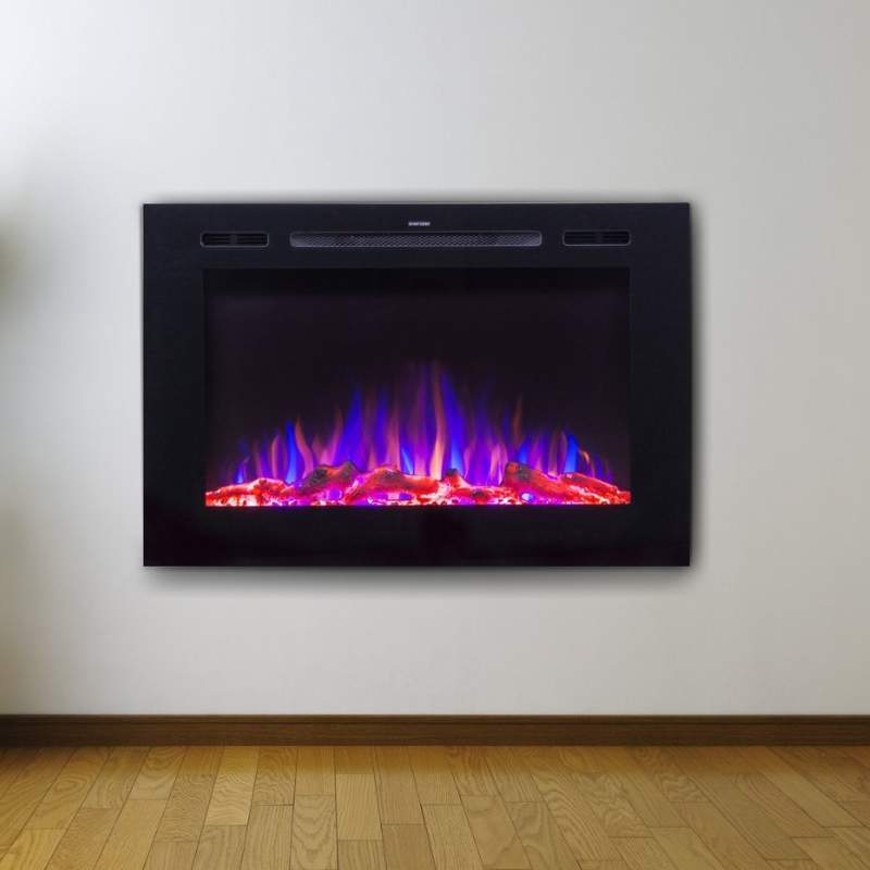 Forte 80006 40&quot; Recessed Electric Fireplace