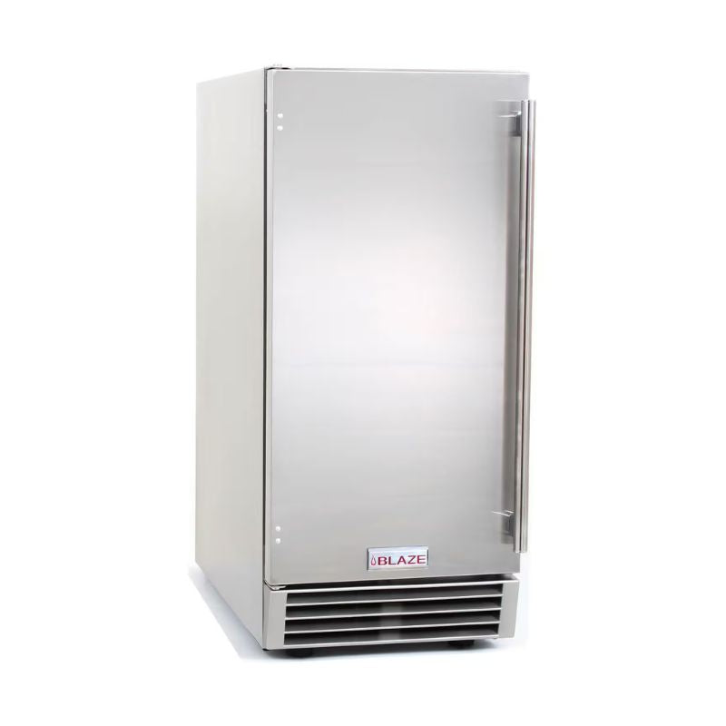 Blaze 50 Lb. 15 Inch Outdoor Ice Maker With Gravity Drain