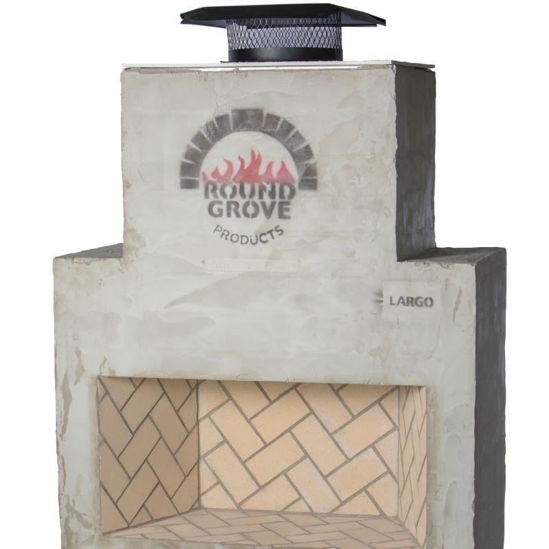 Round Grove Outdoor Fireplace Kit in Largo FP1800 For Sale