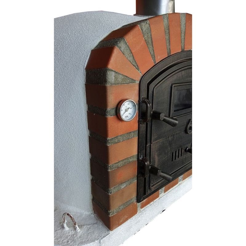 Lisboa PREMIUM Rustic Arch Brick Pizza Oven Thermometer